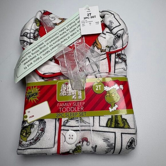 Other - The Grinch Toddler 2PC Sleep Set - Cozy Holiday Pajamas